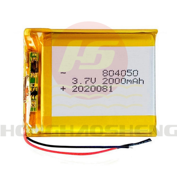 HHS 804050 2000mAh Rechargeable Lithium Polymer Battery for Toys